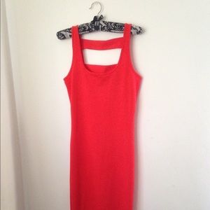 Red Midi Bodycon Dress CottonOn